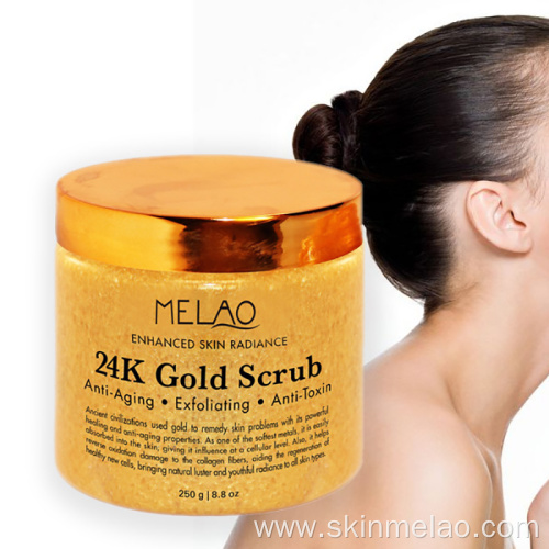 24K Gold Body Scrub Face Exfoliation Scrub